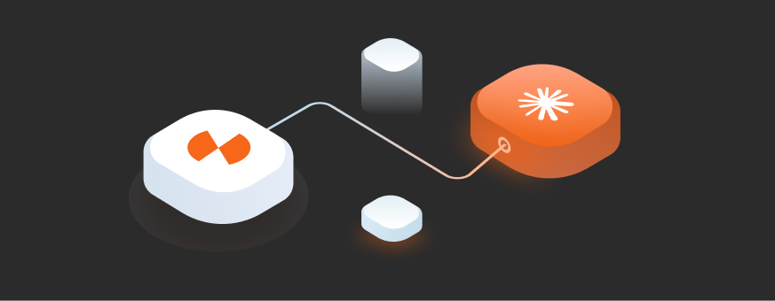 Data stack streaming into Claude through MCP